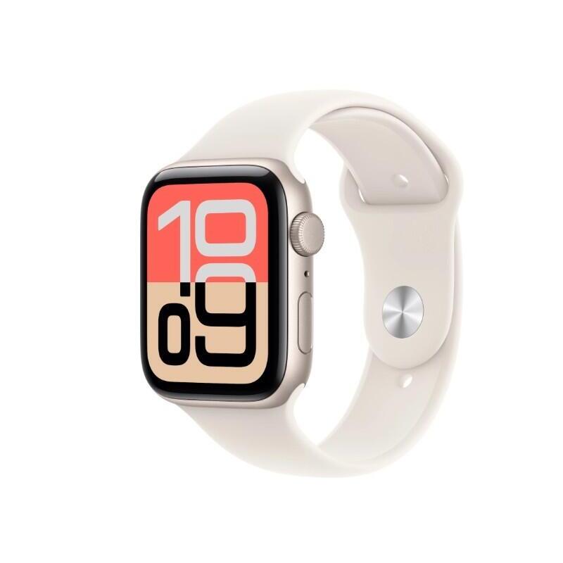 Watch Se 3 Gps+Cellular Koperta 40 Mm Z Aluminium W Kolorze Ksiezycowej Poswiaty, Pasek Sportowy W Kolorze Ksiezycowej Poswiaty - Rozmiar M/L