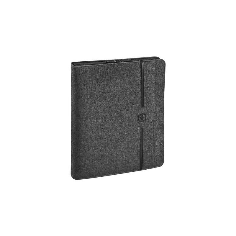 Wenger Affiliate, Carpeta De Anillas Gris, Carpeta De Escritura Con Carpeta De Anillas Y Compartimento Para Tablet 601360