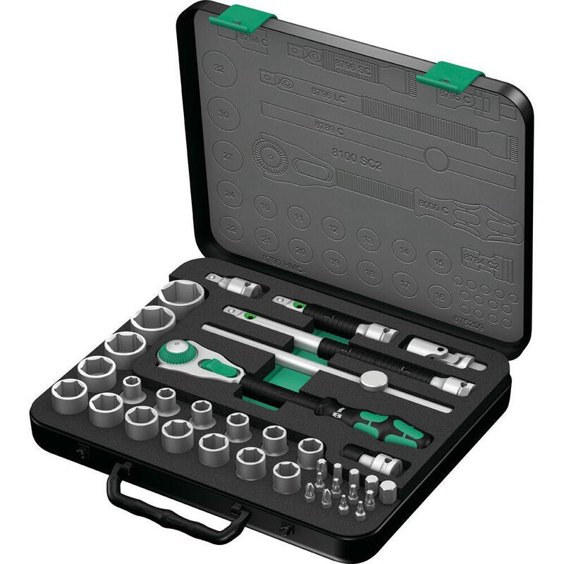 Wera 05003645001 Llave De Tubo Juego De Llaves De Tubo 37 Pieza(S)