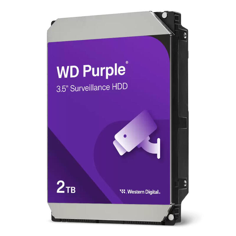 Western Digital 2tb-Wdpurple-64mb Disco Duro 2tb Wd Purple Para Videovigilancia 3.5" Sata 64mb