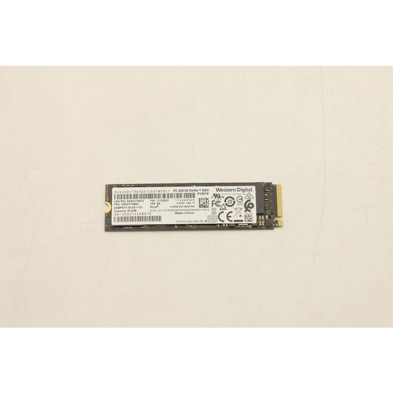 Western Digital Sn730 512gb Sdbpnty-512g-1101 M.2 Pcie Ssd