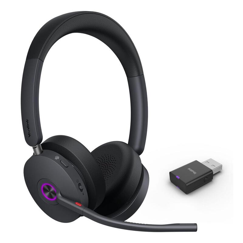 Wh68 Hybrid Teams Headset, Wired & Wireless