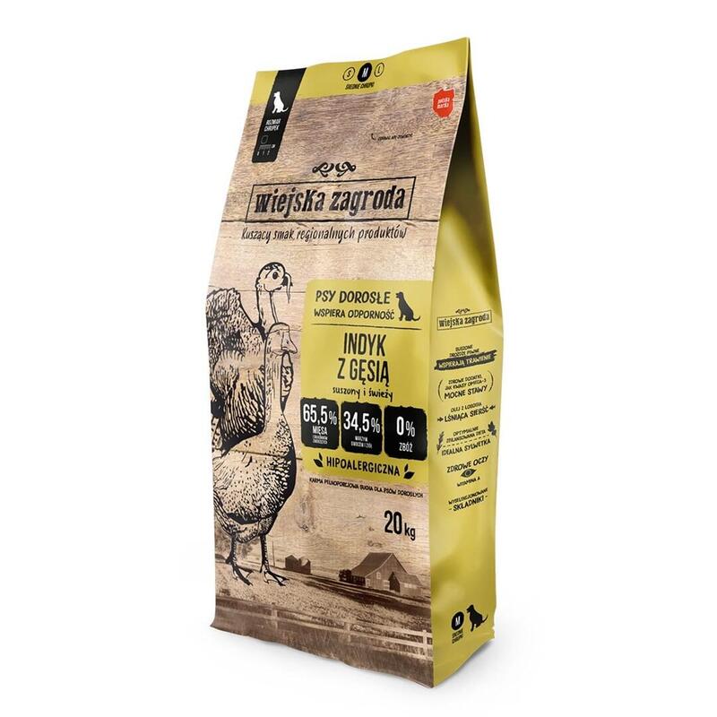 Wiejska Zagroda Turkey With Goose M - Alimento Seco Para Perros - 20kg