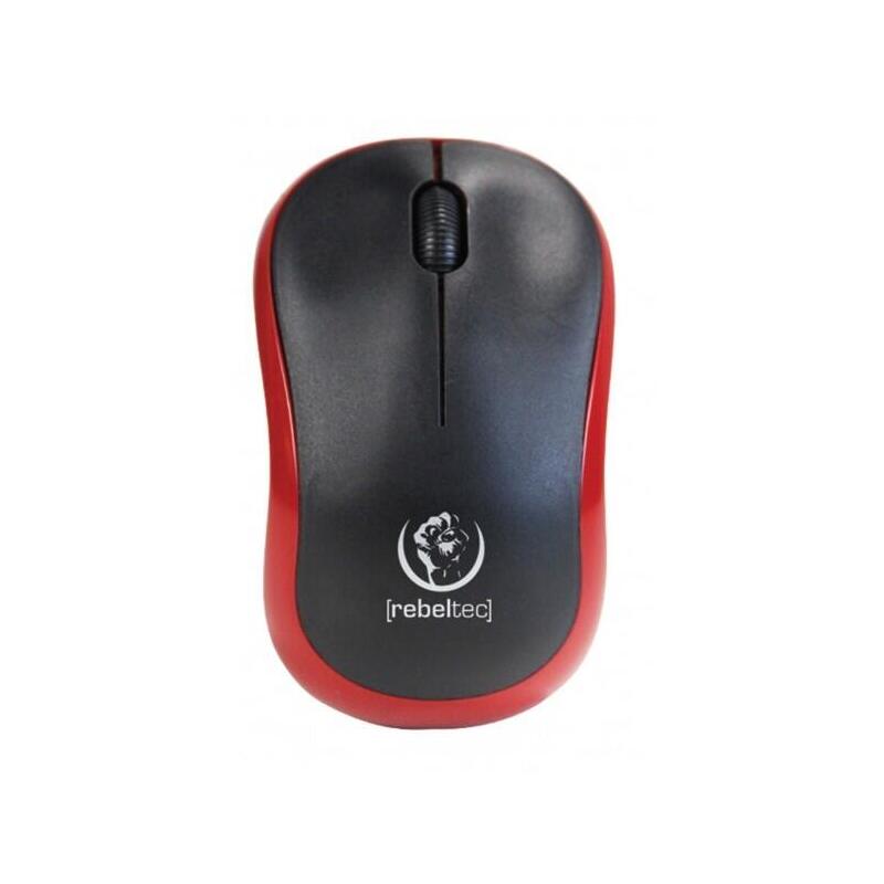 Wireless Optical Mouse Rebeltec Meteor Rojo