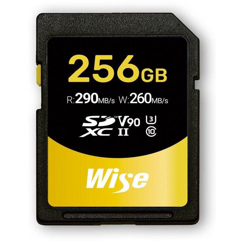 Wise Sdxc Uhs-Ii V90 256gb R:290mbs / W:260mbs Wi-Sd-N256