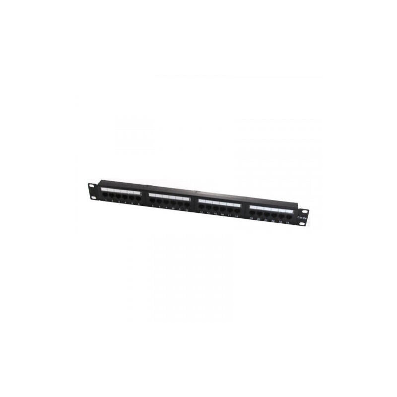 Wp 19" Patch Panel Cat.6a Utp 24 Rj45 Ports 1u
