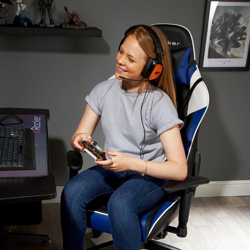 X Rocker Agility Esports Asiento Acolchado Respaldo Acolchado