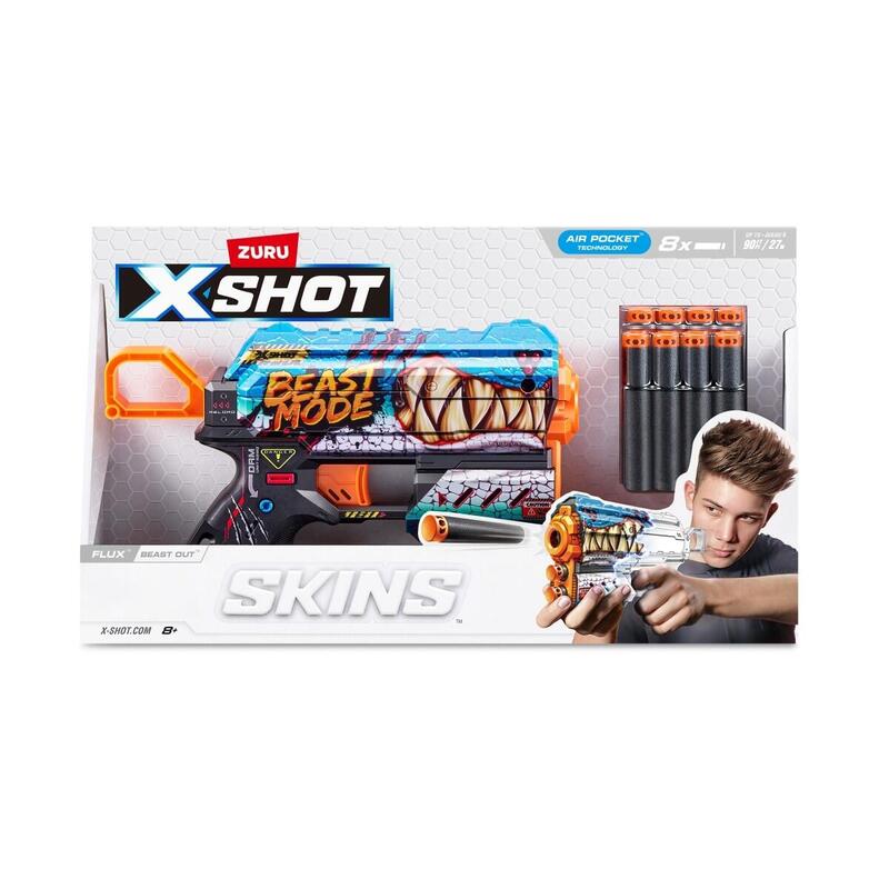 X-Shot-Skins-Flux(8 Dart S) Beast Out