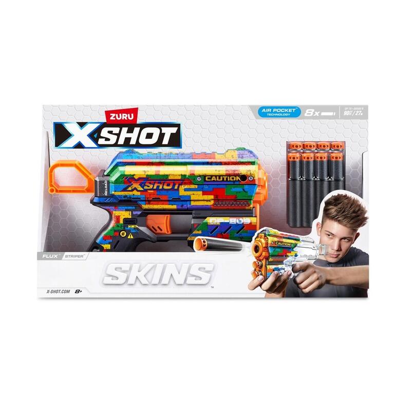 X-Shot-Skins-Flux(8 Dart S) Striper