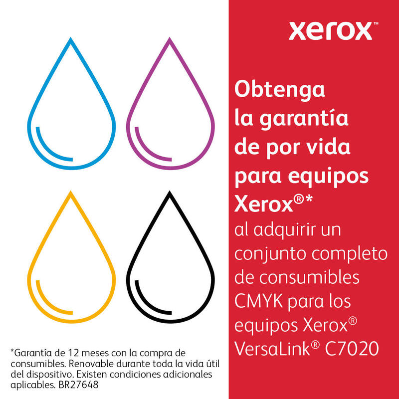 Xerox Toner Amarillo Versalink C7020/C7025/C7030 Alta Capacidad (9.800 Páginas)