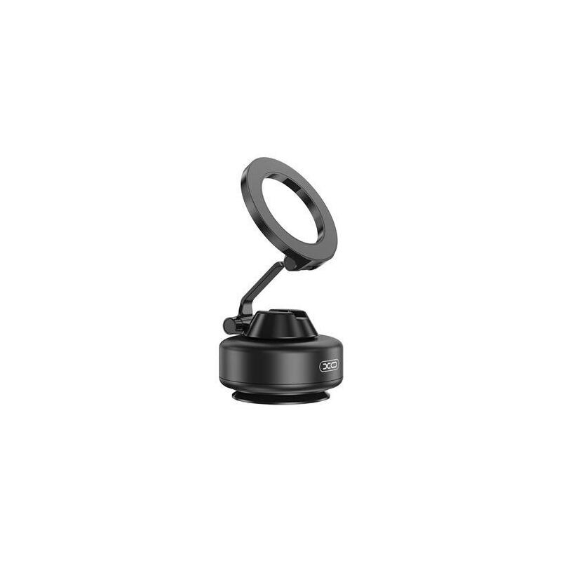 Xo C172 Soporte Magnetico De Coche Para Smartphones - Bomba De Vacio - Rotacion 360⺠- Bateria 130mah - Negro