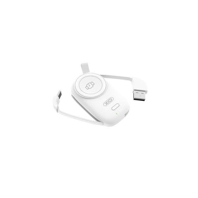 Xo Cargador Magnetico Portatil - 1200mah - Carga Inalambrica 3w - Tipo C Y Usb 5v/2a - Facil Transporte - Carga Rapida