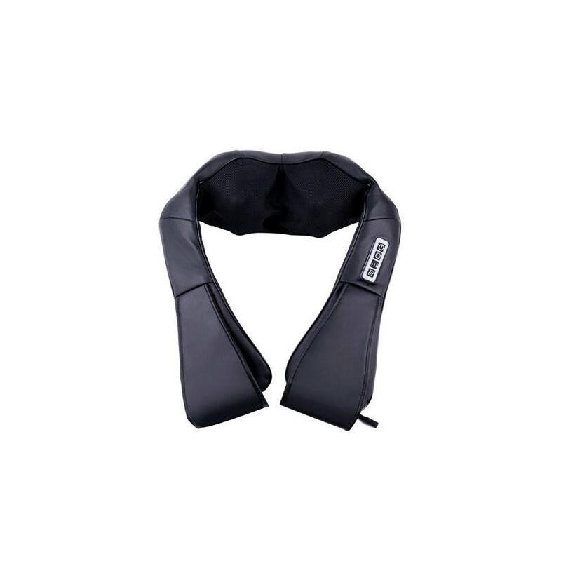 Masajeador Xo Fg09 De Cuello Con Calor - 3 Niveles - 30w - Adaptador Y Cable Para Coche - Negro