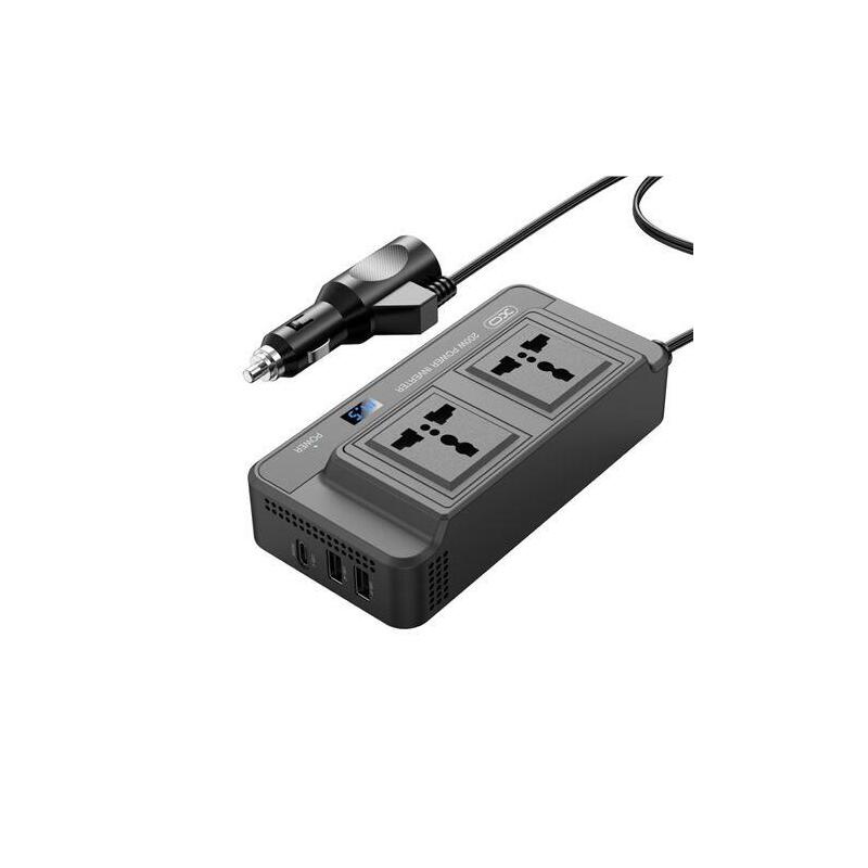 Xo Inversor De Potencia 200w - Frecuencia De Salida 50 Hz - Indicador Led - Proteccion Sobrecarga Y Cortocircuitos -