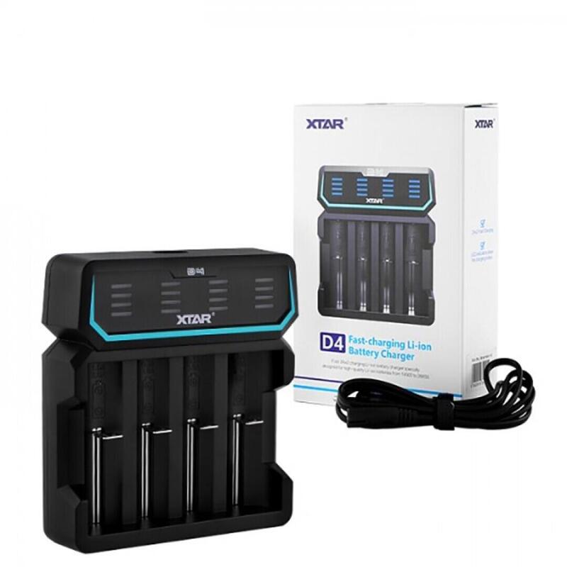 Xtar Cargador Carga Rapida Baterias Ion-Litio D4