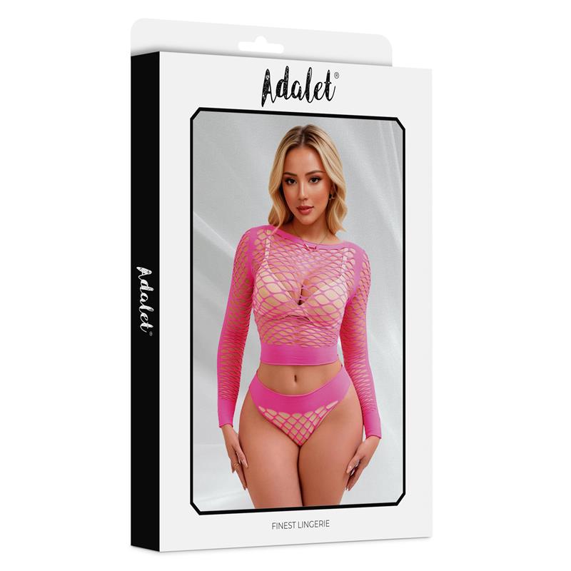 Yara Set De 2 Piezas Rosa Neón Talla Única