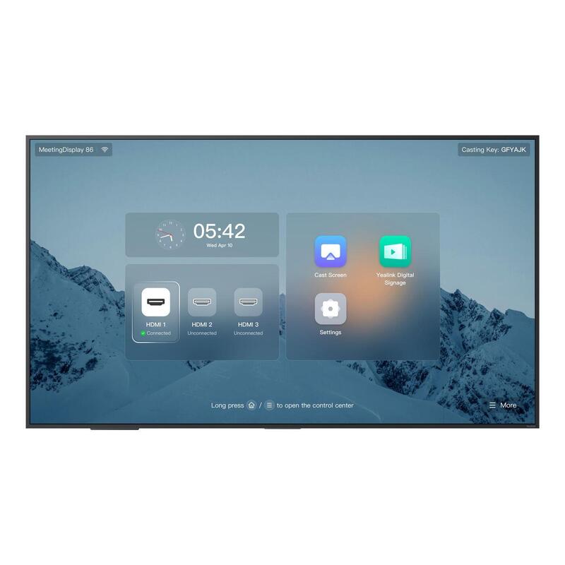Yealink Meetingdisplay 86'' 3840x2160 3xhdmi W Lan Bt Android