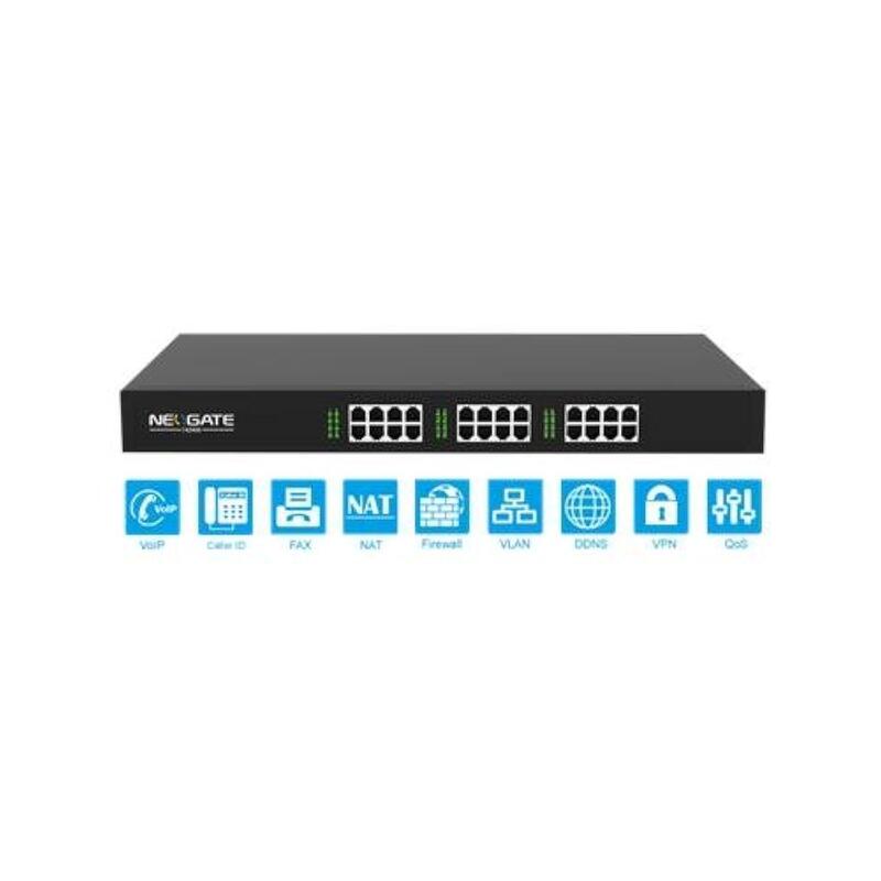 Yeamar Voip-Gateway Ta2400 24xfxs Rj11 Bzw. 2xfxs Rj21