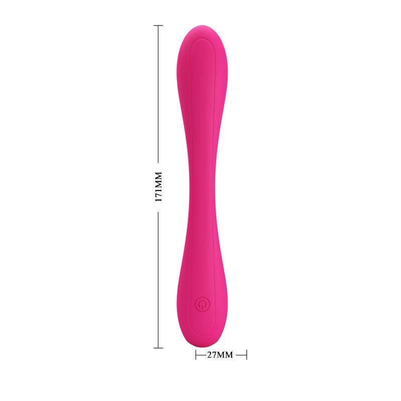Vibrador Yedda Con Esqueleto Punto G Rosa