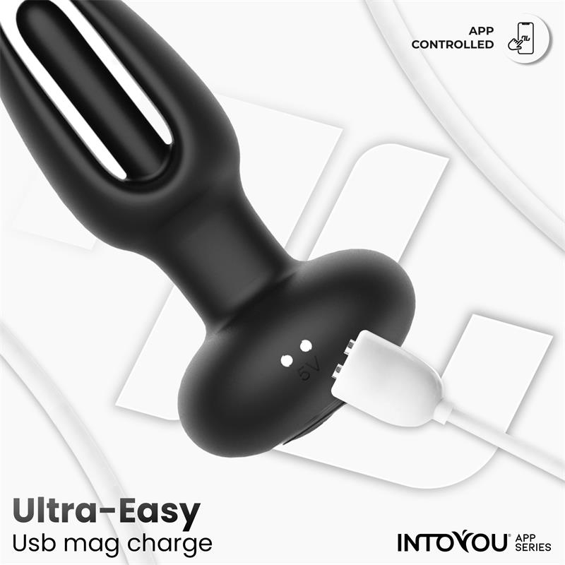 Zack Plug Anal Con Flipping Tongue Y Vibración Con App