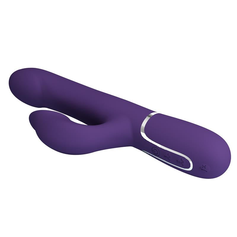 Pretty Love - Zalin Vibrador Rabbit Perlas 4 En 1 Morado