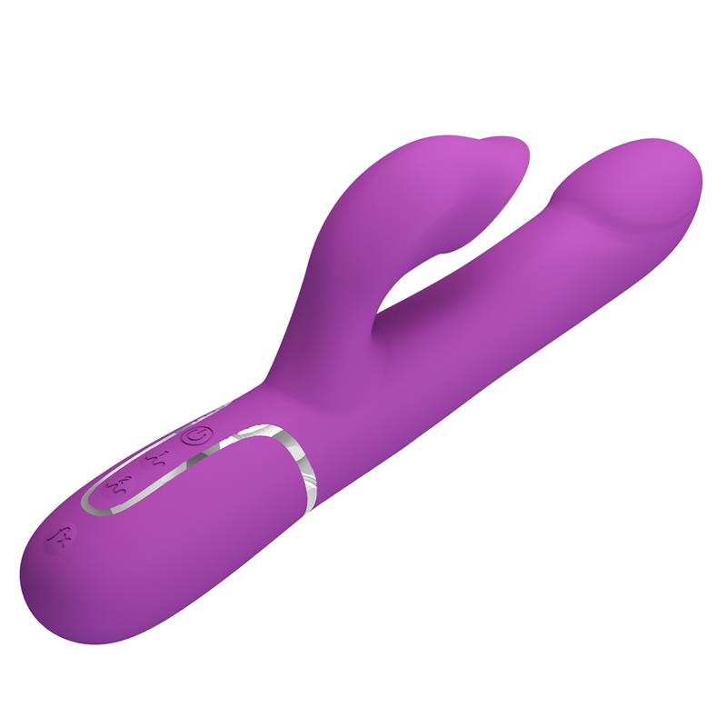 Pretty Love - Vibrador & Estimulador Multifunción 4 En 1 Morado