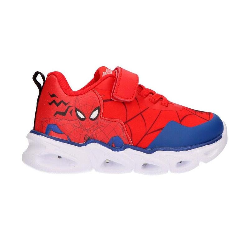 Zapatillas Deportivas Infantiles Spiderman Marvel Con Luces Pack 12 Unidades