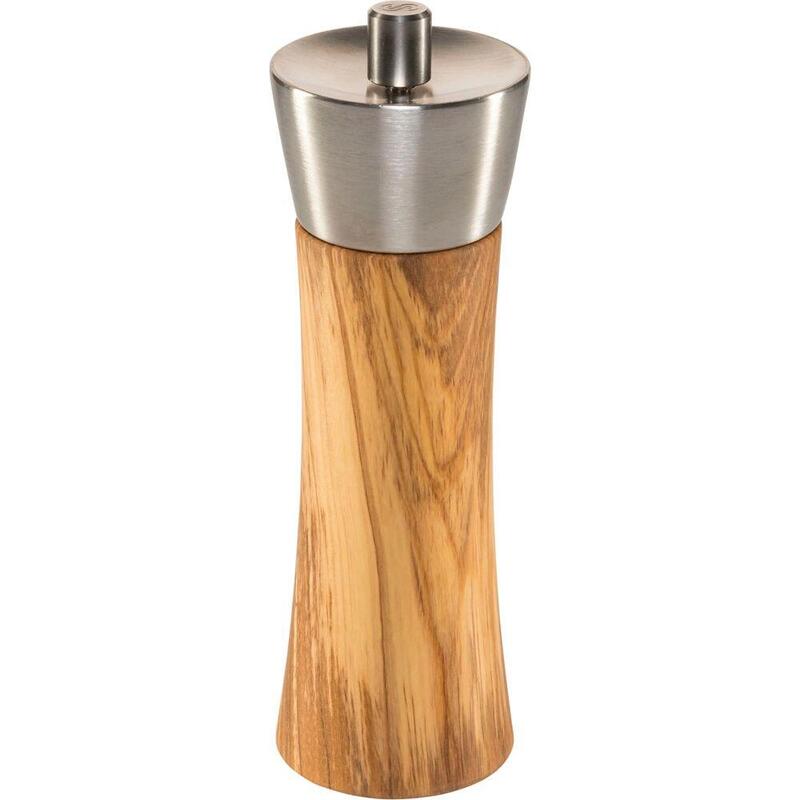 Zassenhaus Salt Mill Augsburg Olive Wood, 18 Cm