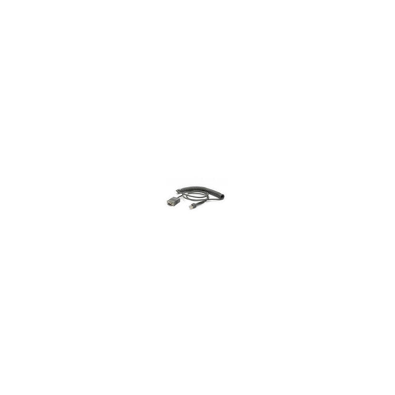 Zebra Cba-Rf2-C09zar Cable De Serie Negro 2,8 M Rs232 Db9