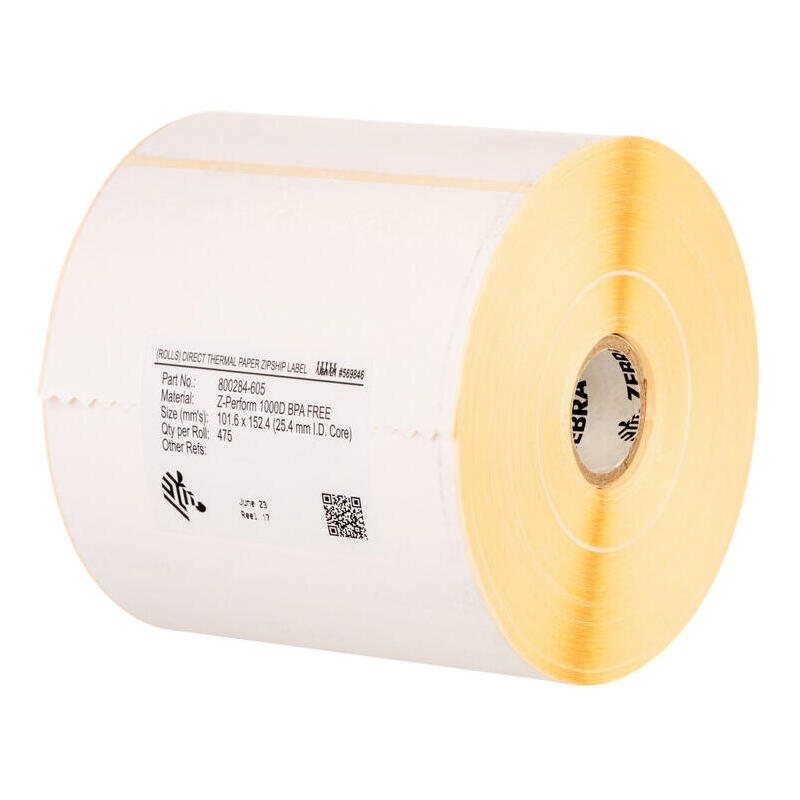 Zebra Z-Perform 1000t Etiquetas 101.6 X 203.2 Mm 880026-203