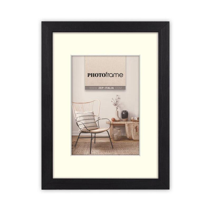 Zep Malmo Black 9x13/13x18 Holz Mit Passepartout V4557b