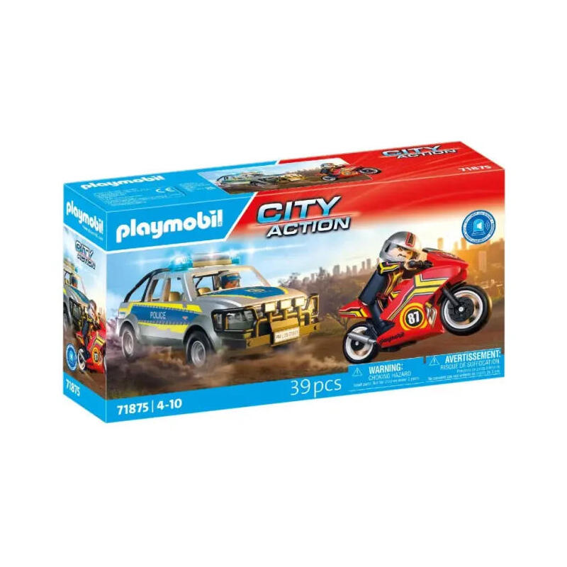 Zestaw Action Heroes 71875 Poscig Policyjnym Pick-Upem
