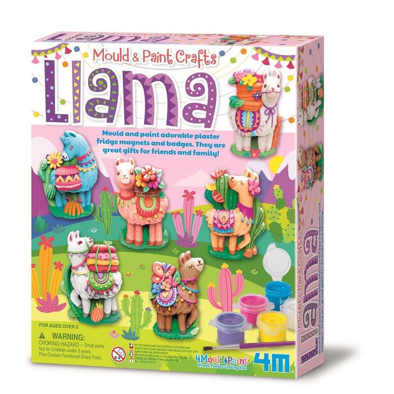 Zestaw Kreatywny Odlewy Gipsowe - Lama