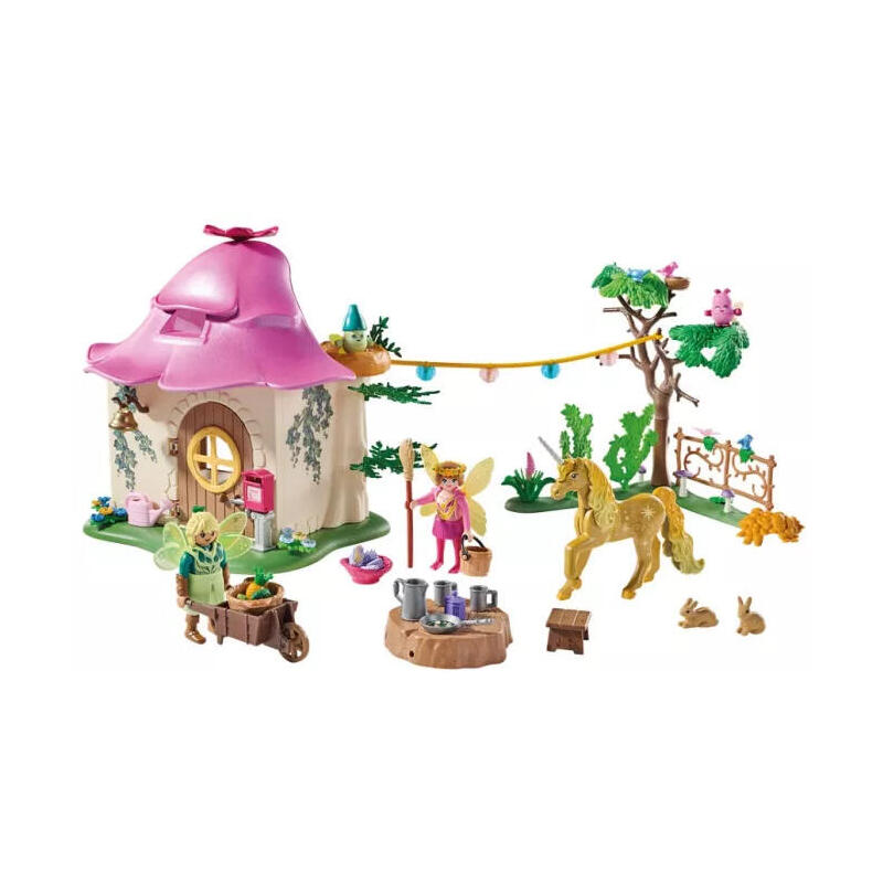 Zestaw Z Figurkami Princess Magic 71838 Przytulny Dom Wrózek I Zloty Jednorozec