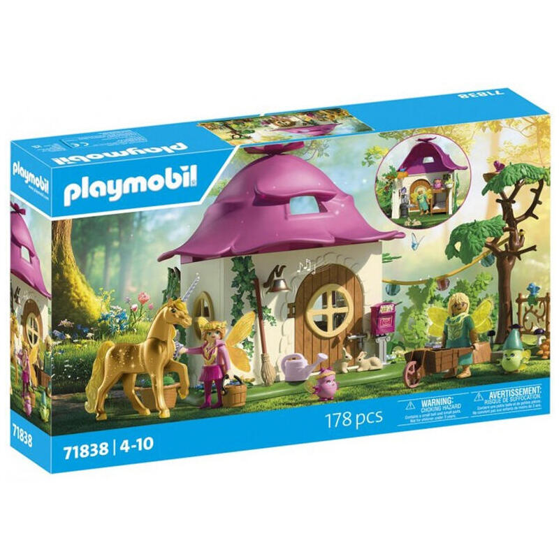 Zestaw Z Figurkami Princess Magic 71838 Przytulny Dom Wrózek I Zloty Jednorozec