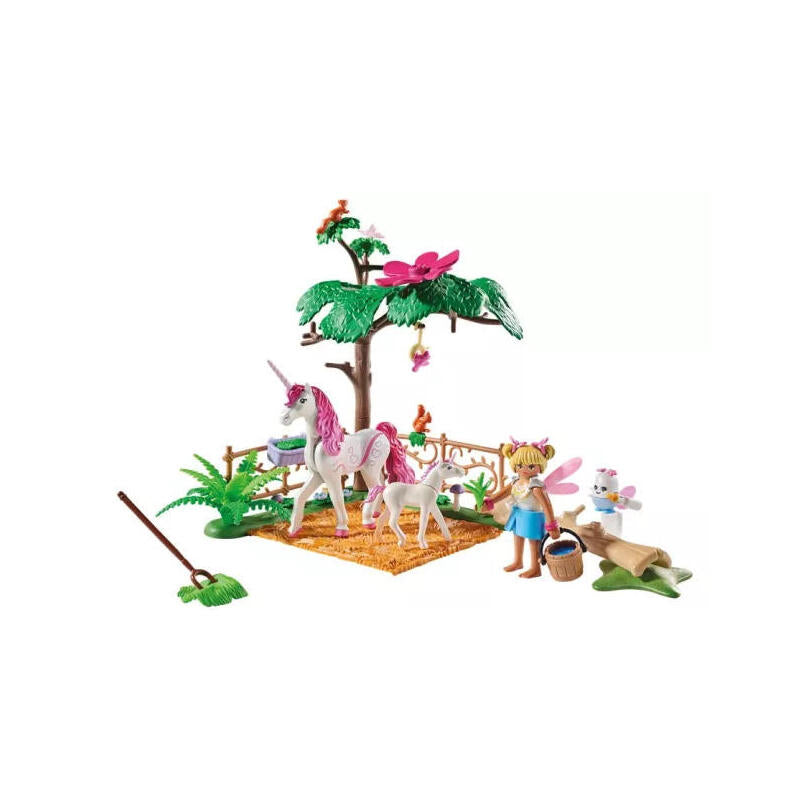Zestaw Z Figurkami Princess Magic 71839 Magiczna Stajnia Jednorozców Dla Mamy I Zrebaka