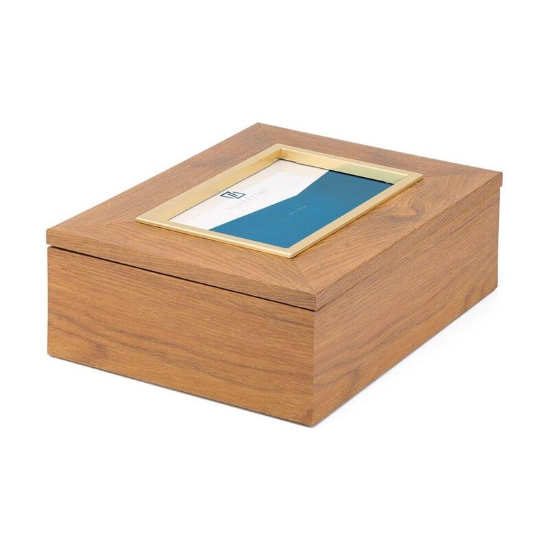 Zilverstad Fotobox Marseille 15x10 Braun/Gold 7172090