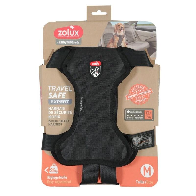 Zolux Szelki Para Perro Travel Safe M Czarne