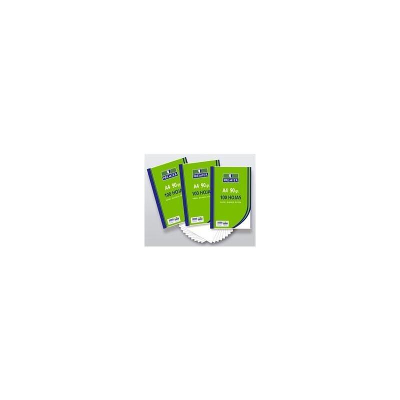 Zorrilla Recambio 100 Hojas Folio 4 Taladros 90gr Liso Papel Blanco