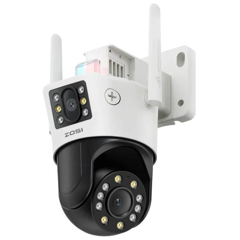 Zosi C298 6mpx Dual P/T Visión Nocturna Wifi Dual Ip66 Detección Inteligente Blanco - Cámara De Seguridad Ip