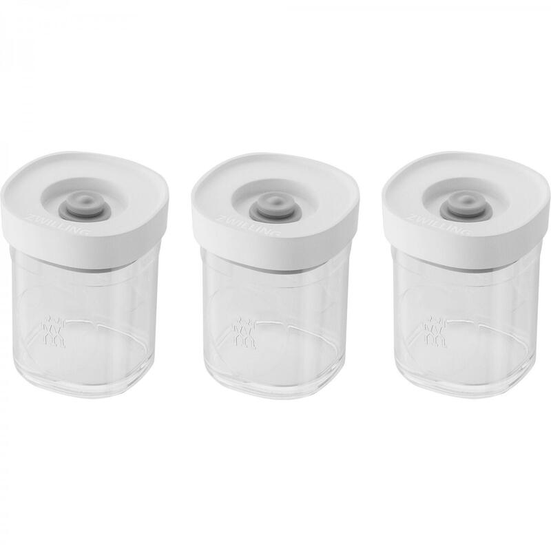 Zwilling 3 Pojemniki Plastikowe Xs - 120 Ml, Szary
