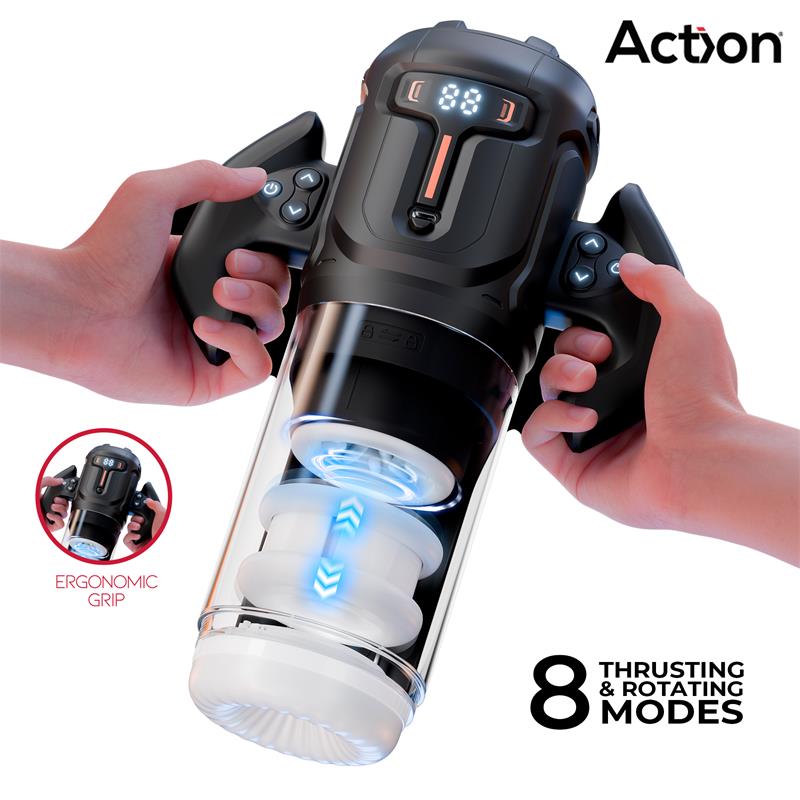 Zyon Masturbador Automático Avanzado Con Up And Down Y Rotación