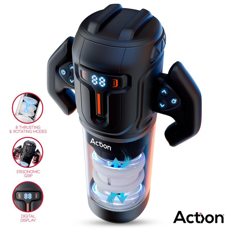 Zyon Masturbador Automático Avanzado Con Up And Down Y Rotación