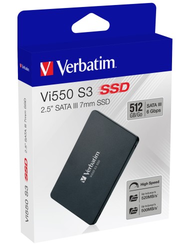 Disco Ssd Verbatim 512gb 2.5 Vi550 S3 Sata 3