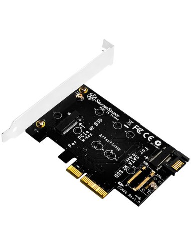 Silverstone Tarjeta Controladora Ecm20 M.2 A Pcie 4x Y Sata