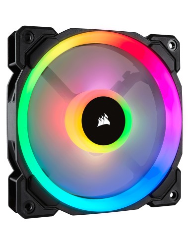 Ventilador Caja Corsair Ll120 Rgb 120mm Dual Light Loop Rgb Led Pwm Fan Single Pack