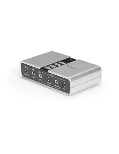 Startech Tarjeta De Sonido 7,1 Usb Externa Conversor Puerto Spdif Audio Digital Optico