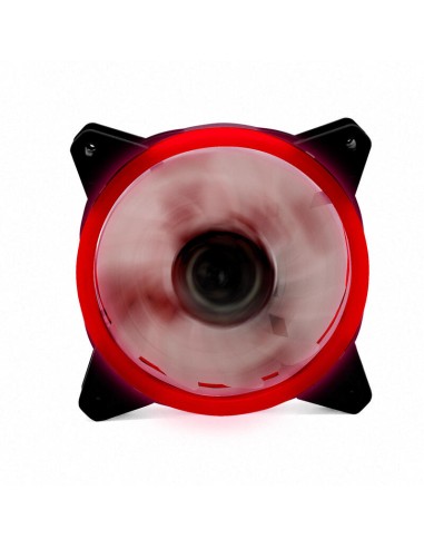 Ventilador Phoenix Led Rojo Gaming 120mm Doble Anillo