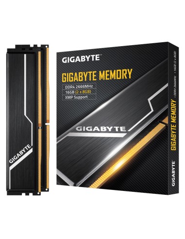 Memoria Gigabyte Ddr4 16gb (2x8gb) Pc2666 Black Dual Channel Gp-gr26c16s8k2hu416