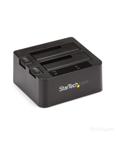 Startech.com Base De Conexion Usb 3.1 (10gbps) Con Uas De 2 Bahias Para Disco Duro O Ssd Sata De 2,5 O 3,5 Pulgadas,2 Años